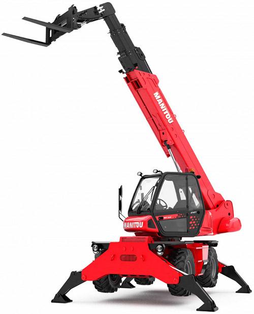 Teleskoptruck firehjulsstyrt < 19 meter <4 tonn